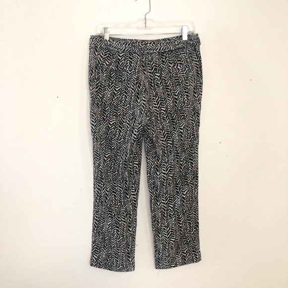 Express Cropped Printed Trousers - Picture 3 of 6